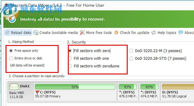 Macrorit Disk Partition Wiper(硬盤格式化工具) 3.4.3 免費(fèi)版