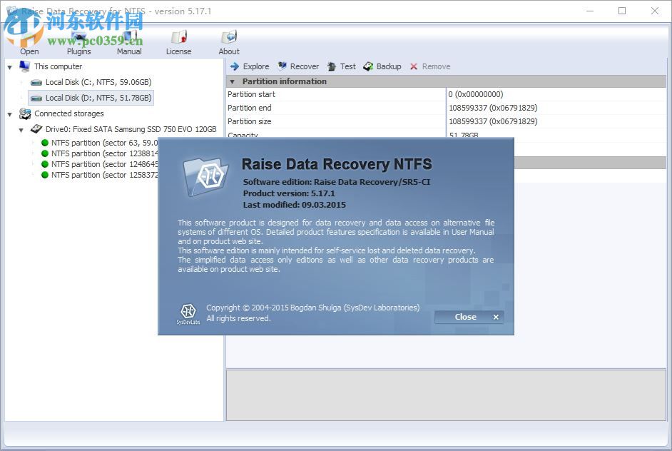 Raise Data Recovery下載(<a href=http://m.stslhw.cn/s/recovery/ target=_blank class=infotextkey>數(shù)據(jù)恢復(fù)</a>軟件) 5.17.1 破解版