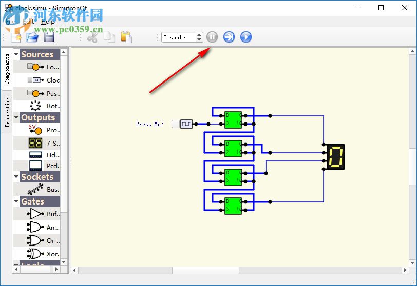 SimutronQt(電路模擬器) 1.0.1 綠色版