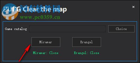 PUBG Clear the map(吃雞地圖一鍵還原軟件) 1.0 綠色版