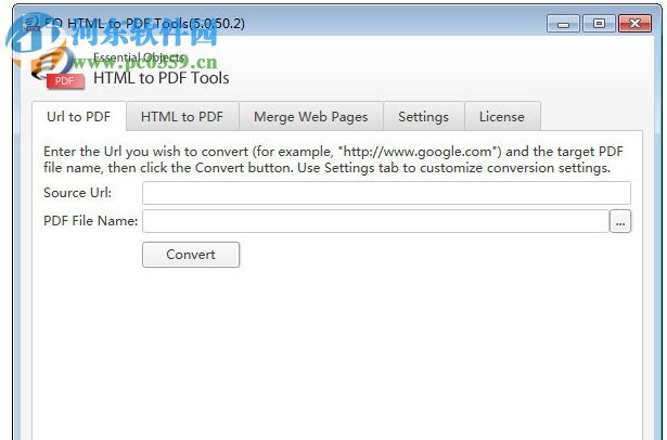 HTML to PDF Tools(HTML轉PDF工具) 5.0.50.2 綠色版