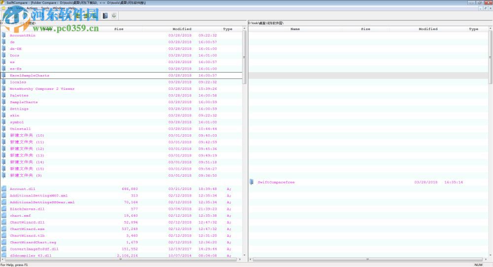 SwiftCompare(文件比較合并工具) 1.60 免費版