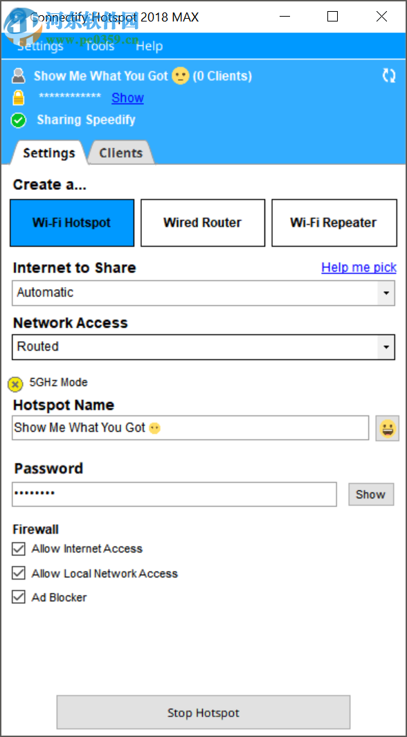 Connectify Hotspot 2018下載 2018.1.1 免費(fèi)中文版