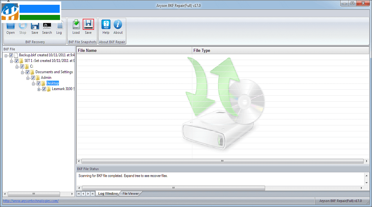 Aryson BKF File Viewer(BKF文件閱讀器) 18.0 官方版