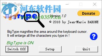 BigType(放大輸入字符) 1.0 官方版