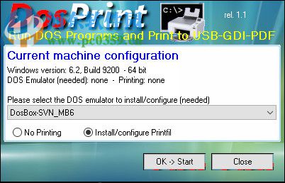 DosPrint(DOS兼容打印工具) 1.1 綠色免費(fèi)版