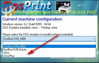 DosPrint(DOS兼容打印工具) 1.1 綠色免費(fèi)版