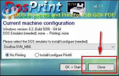 DosPrint(DOS兼容打印工具) 1.1 綠色免費(fèi)版