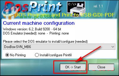 DosPrint(DOS兼容打印工具) 1.1 綠色免費(fèi)版