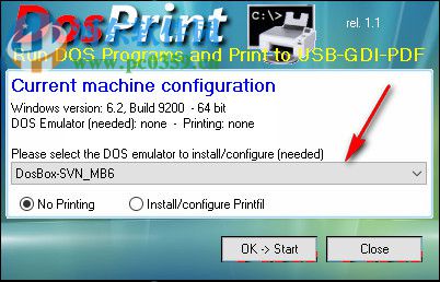 DosPrint(DOS兼容打印工具) 1.1 綠色免費(fèi)版