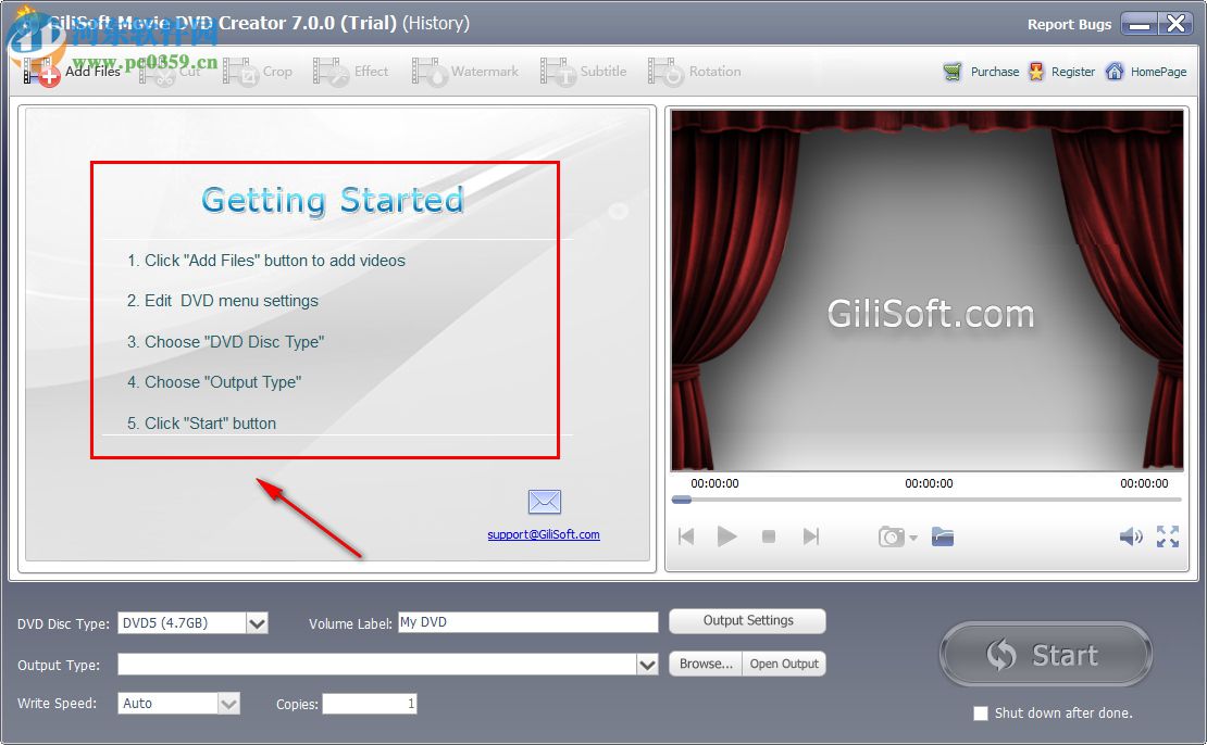 GiliSoft Movie DVD Creator(DVD刻錄軟件) 7.0.0 破解版