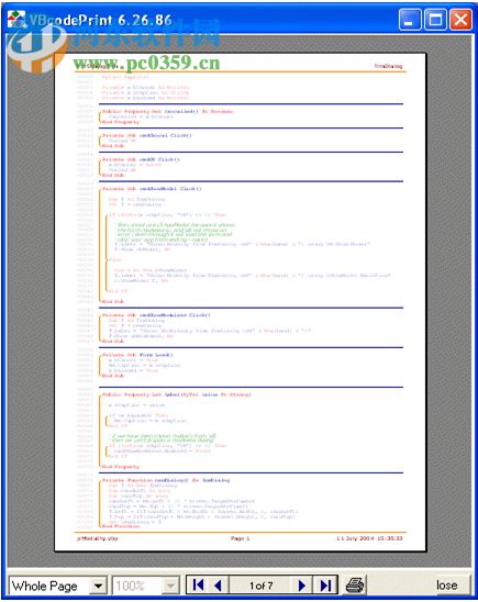VBcodePrint(VB打印控件) 6.26.111 官方版