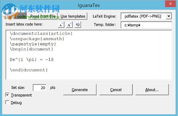 IguanaTex(PPT純文本插件) 1.56 官方版