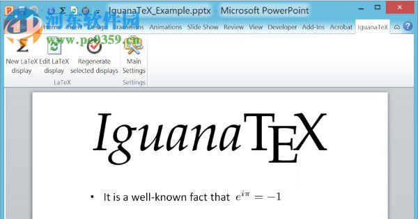 IguanaTex(PPT純文本插件) 1.56 官方版