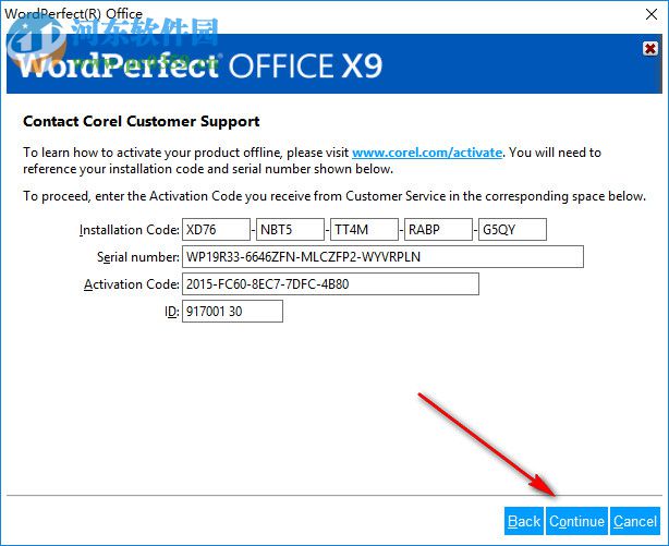 wordperfect office x9注冊激活工具