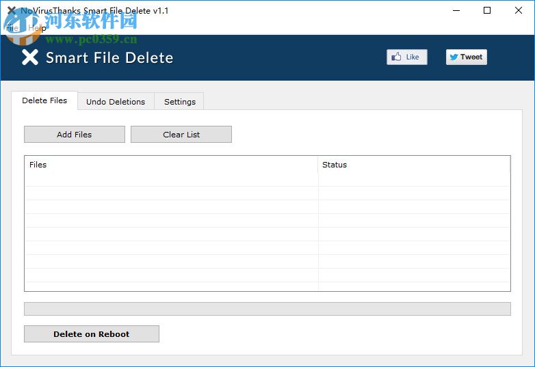 NoVirusThanks Smart File Delete(文件刪除工具) 1.1 免費版