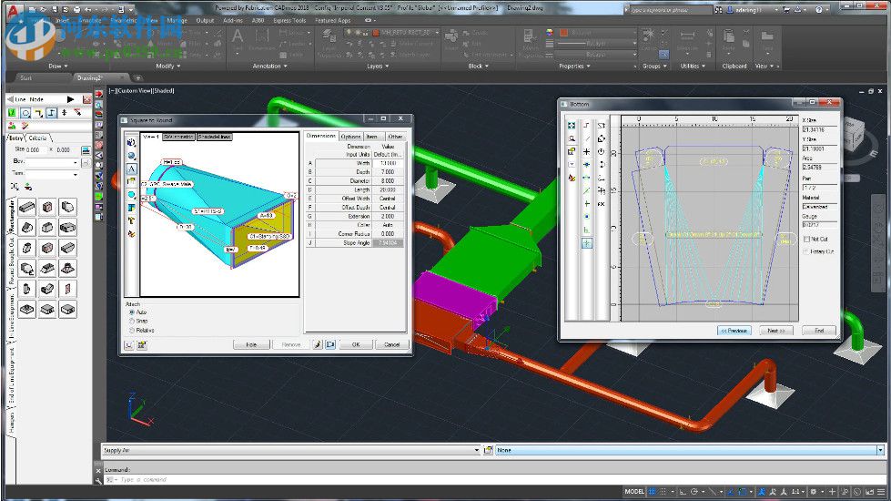 Autodesk Fabrication CAMduct(通風(fēng)管道設(shè)計軟件) 2019 官方版