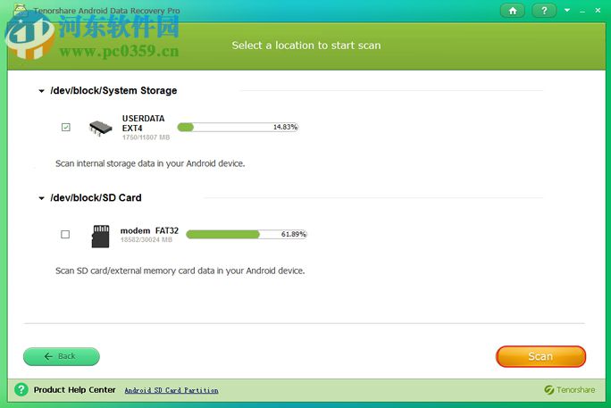 Tenorshare Android Data Recovery Pro(安卓數(shù)據(jù)恢復(fù)工具) 4.0 免費(fèi)版