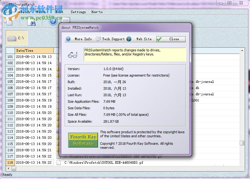 FRSSystemWatch(計(jì)算機(jī)狀態(tài)信息監(jiān)測(cè)工具) 1.0 官方免費(fèi)版