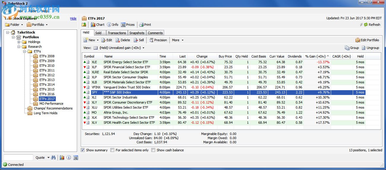 TakeStock(投資管理軟件) 2.0 官方版