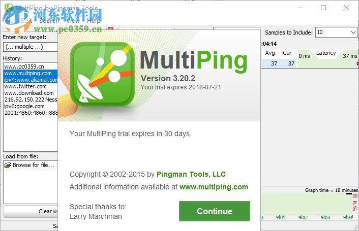 MultiPing下載(TCP/IP監(jiān)測工具) 3.20.2 官方版