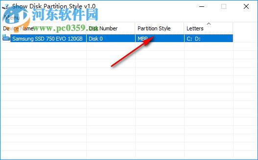 磁盤分區(qū)樣式查看器(Show Disk Partition Style) 1.0 綠色免費版