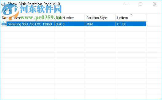 磁盤分區(qū)樣式查看器(Show Disk Partition Style) 1.0 綠色免費版