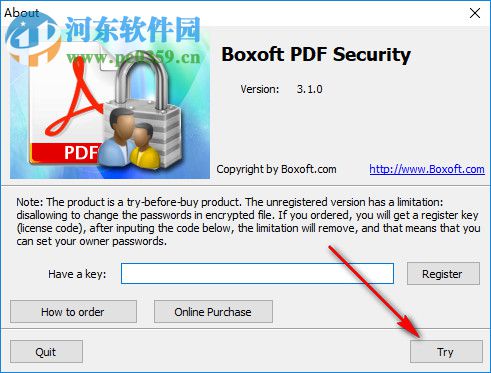 Boxoft PDF Security(PDF加密工具) 3.1.0 官方版