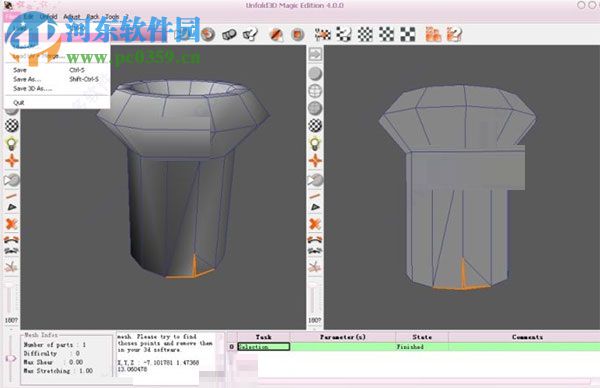 Unfold3D(三維模型展UV軟件) rs/vs 2018.0.45 官方版