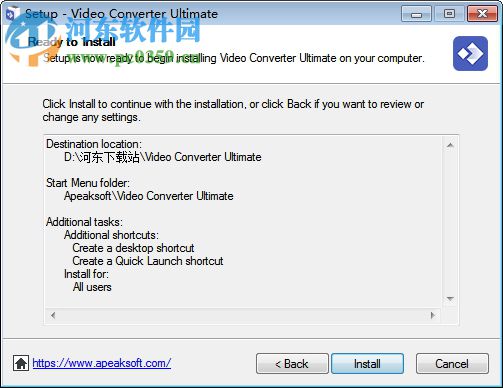 Apeaksoft video converter ultimate 1.0.10 免費版