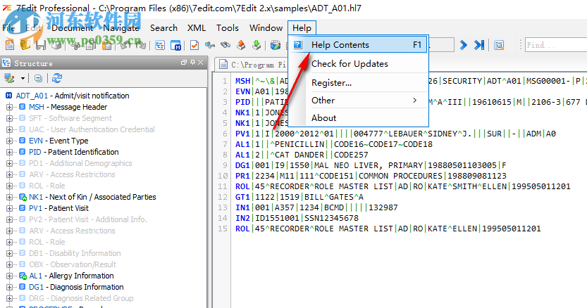 7Edit下載(hl7文件解析工具) 2.6.6 免費(fèi)版