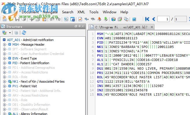 7Edit下載(hl7文件解析工具) 2.6.6 免費(fèi)版