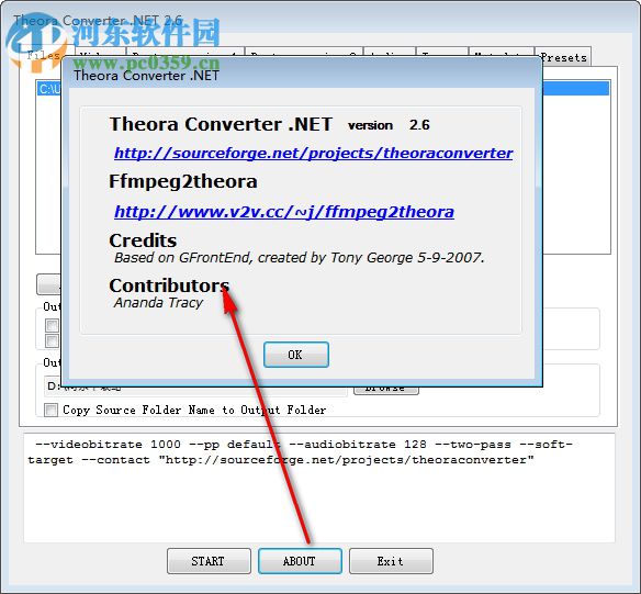 Theora Converter .Net(ogg格式轉(zhuǎn)換) 2.6 中文版