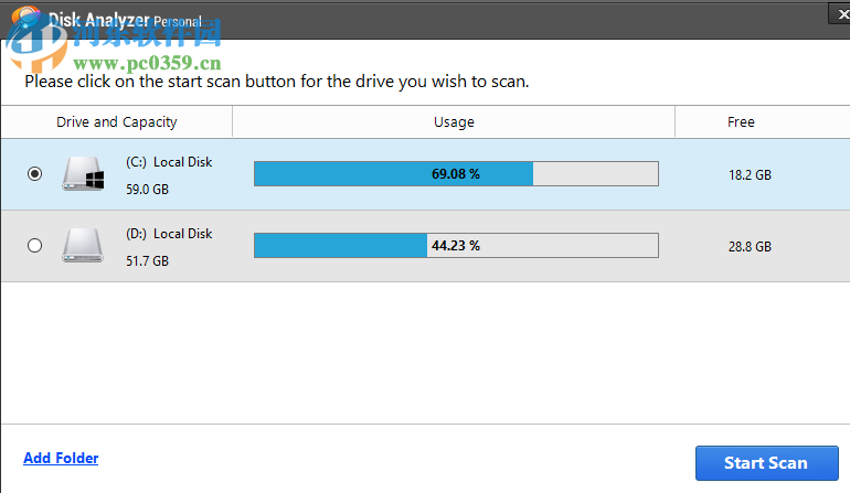 Disk Analyzer Pro(磁盤分析工具) 1.0.1100.1159 官方版