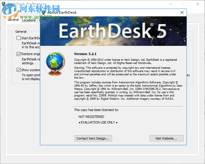 EarthDesk下載(桌面地球) 5.2.1 破解版