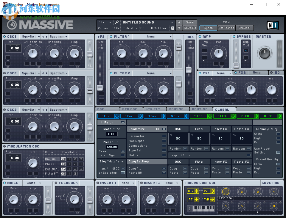 Native Instruments Massive(MASSIVE合成器) 1.5.5 破解版