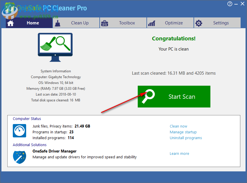 OneSafe PC Cleaner(系統(tǒng)清理)