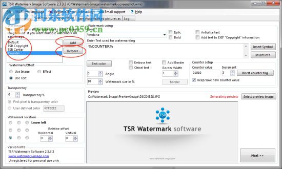 TSR Watermark Image Software(圖片添加水印) 3.5.9.5 中文注冊版