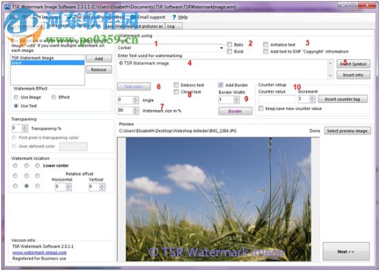 TSR Watermark Image Software(圖片添加水印) 3.5.9.5 中文注冊版