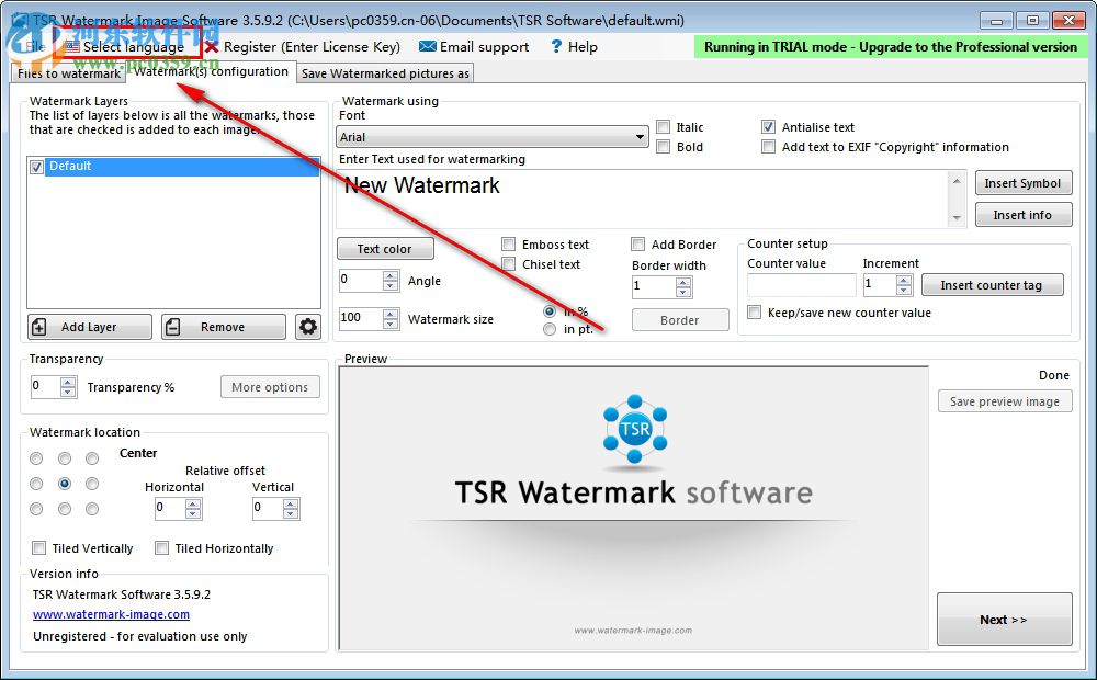 TSR Watermark Image Software(圖片添加水印) 3.5.9.5 中文注冊版