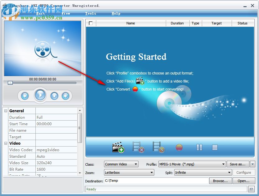 joboshare AVI MPEG Converter 3.1.1.1226 免費(fèi)中文版