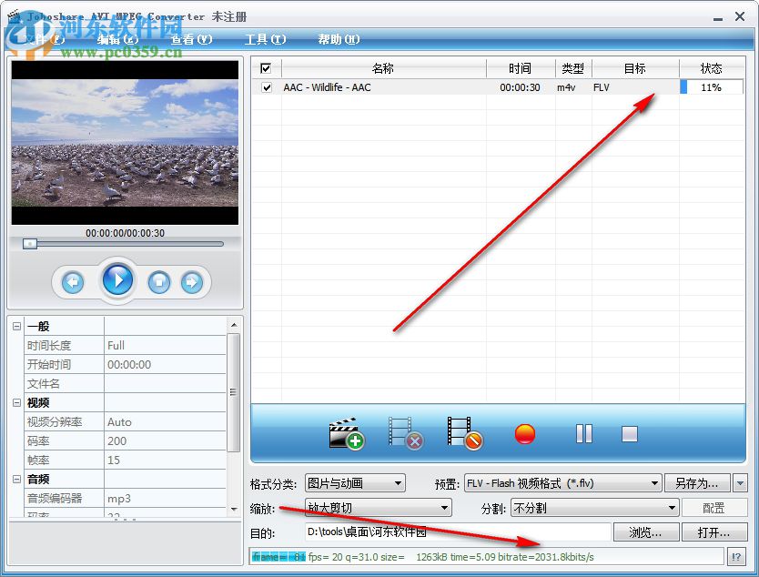 joboshare AVI MPEG Converter 3.1.1.1226 免費(fèi)中文版