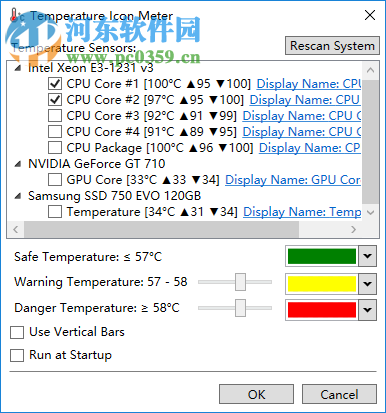 電腦硬件溫度監(jiān)控軟件(Temperature Icon Meter) 2.1.0 官方版