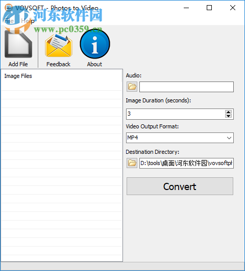 VovSoft Photos to Video(照片轉(zhuǎn)視頻工具) 1.4 綠色版