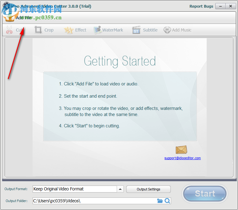 視頻剪切軟件(idoo Video Cutter) 3.0.0 官方版