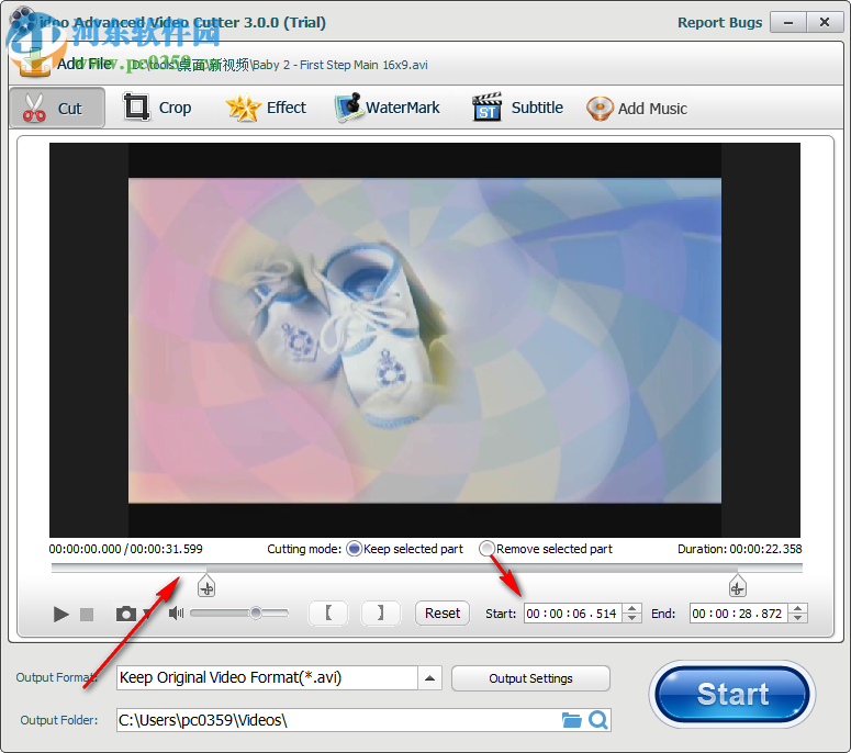 視頻剪切軟件(idoo Video Cutter) 3.0.0 官方版