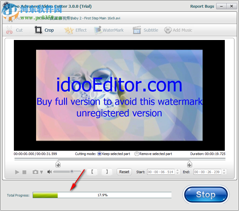 視頻剪切軟件(idoo Video Cutter) 3.0.0 官方版