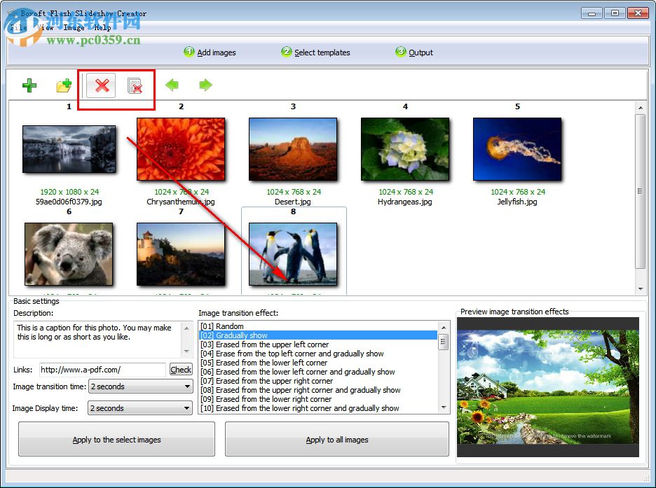 Boxoft Flash SlideShow Creator(Flash幻燈片制作軟件) 1.1 官方版