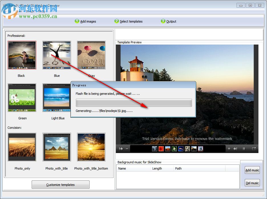 Boxoft Flash SlideShow Creator(Flash幻燈片制作軟件) 1.1 官方版