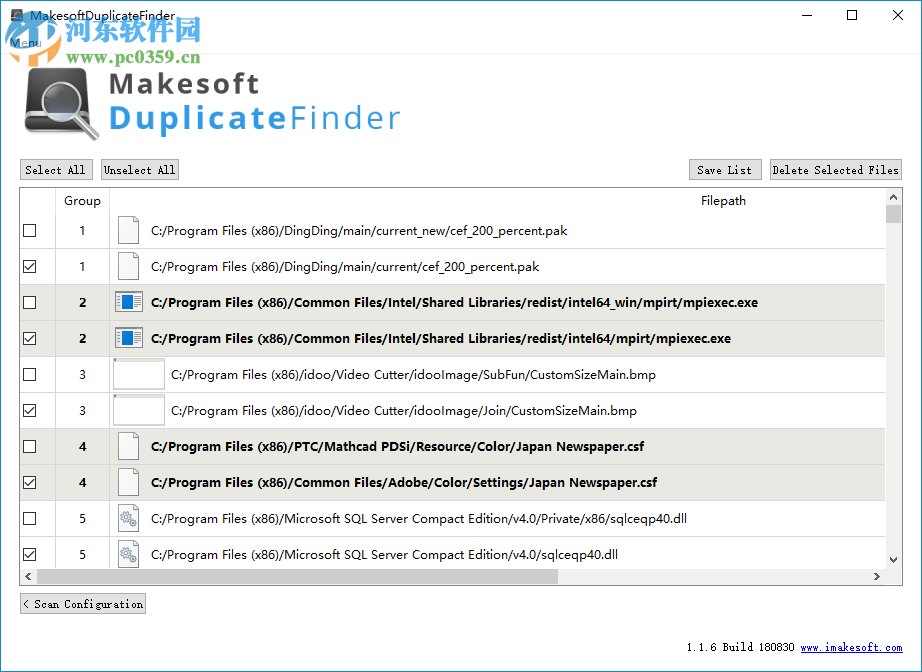 Makesoft DuplicateFinder(重復(fù)文件查找) 1.1.6 免費版